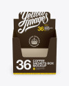 36x Sachets Open Box Mockup - Front View (High Angle Shot)