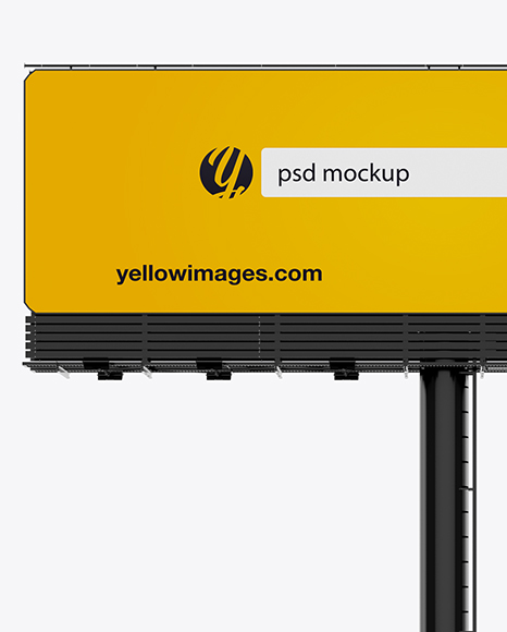 Billboard Mockup - Front View