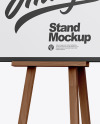 Wooden Stand Mockup