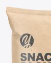 Kraft Snack Package Mockup - Front View