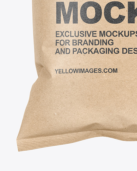 Kraft Snack Package Mockup - Front View