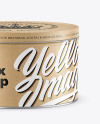 Kraft Round Tin Box Mockup