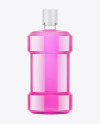 Plastic Mouthwash Bottle Mockup