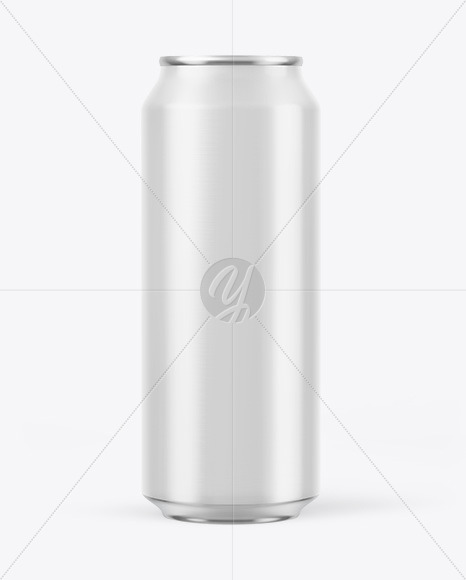 Glossy Drink Can Mockup