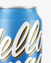 Glossy Drink Can Mockup