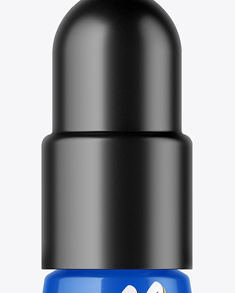 Glossy Dropper Bottle Mockup