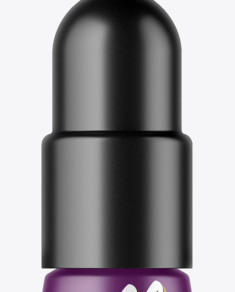 Matte Dropper Bottle Mockup