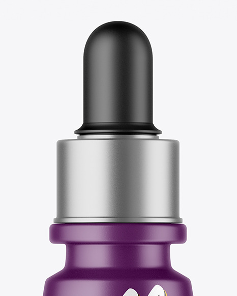 Matte Dropper Bottle Mockup