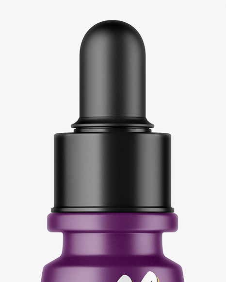 Matte Dropper Bottle Mockup