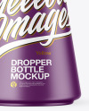 Matte Dropper Bottle Mockup