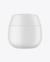 Matte Cosmetic Jar Mockup