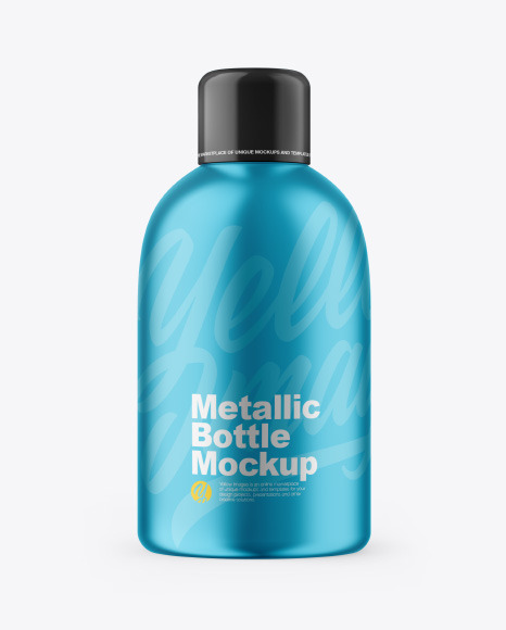 Metallic Bottle Mockup