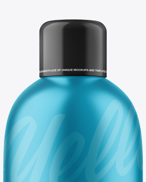 Metallic Bottle Mockup