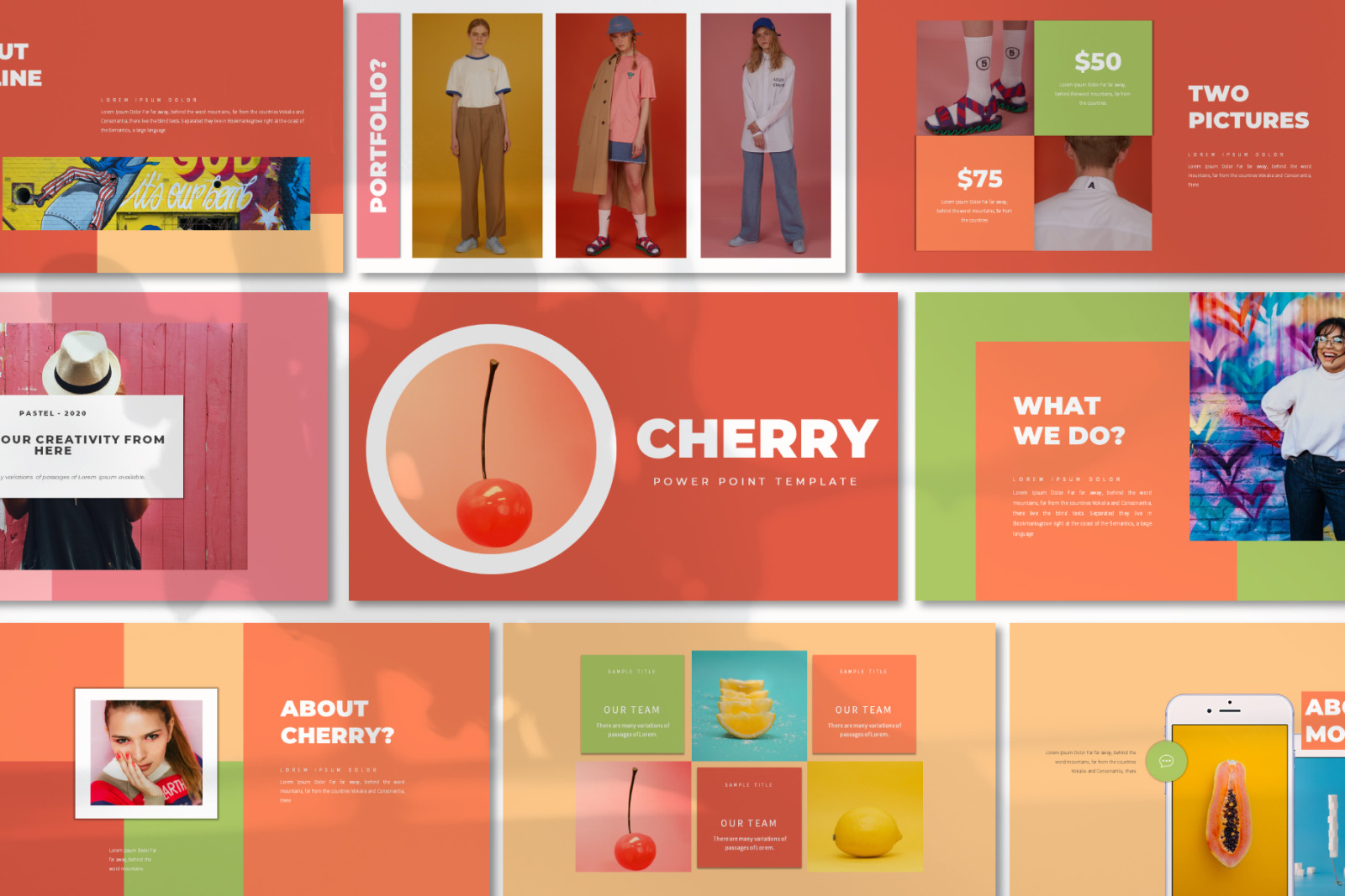 Cherry Powerpoint Template