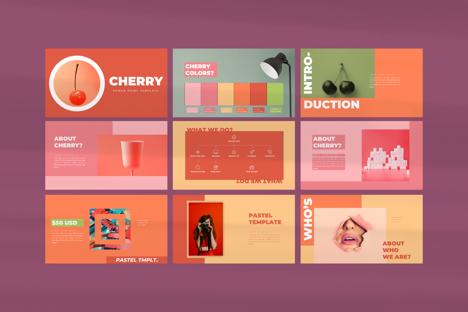 Cherry Keynote Template Cherry Keynote Template
