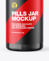 Glossy Pills Jar Mockup