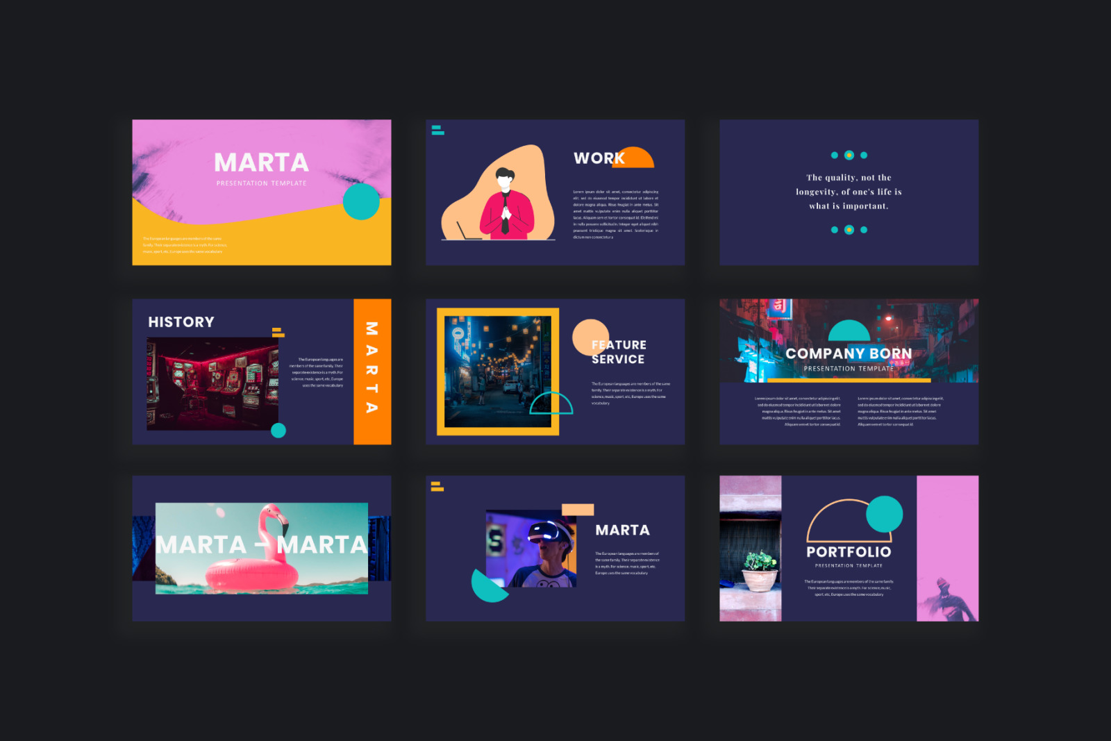 Marta Powerpoint Template