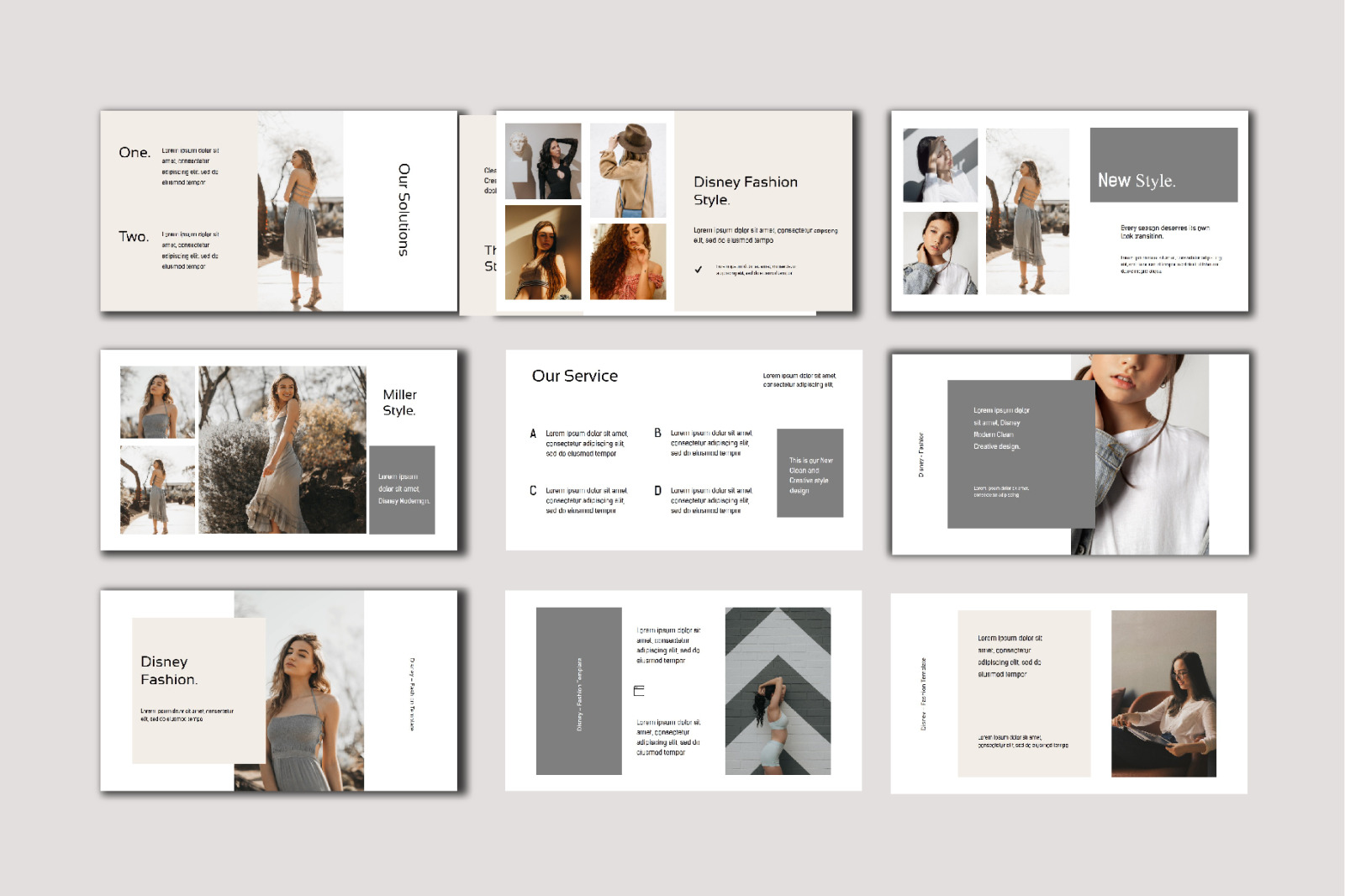 Disney Fashion Powerpoint Template