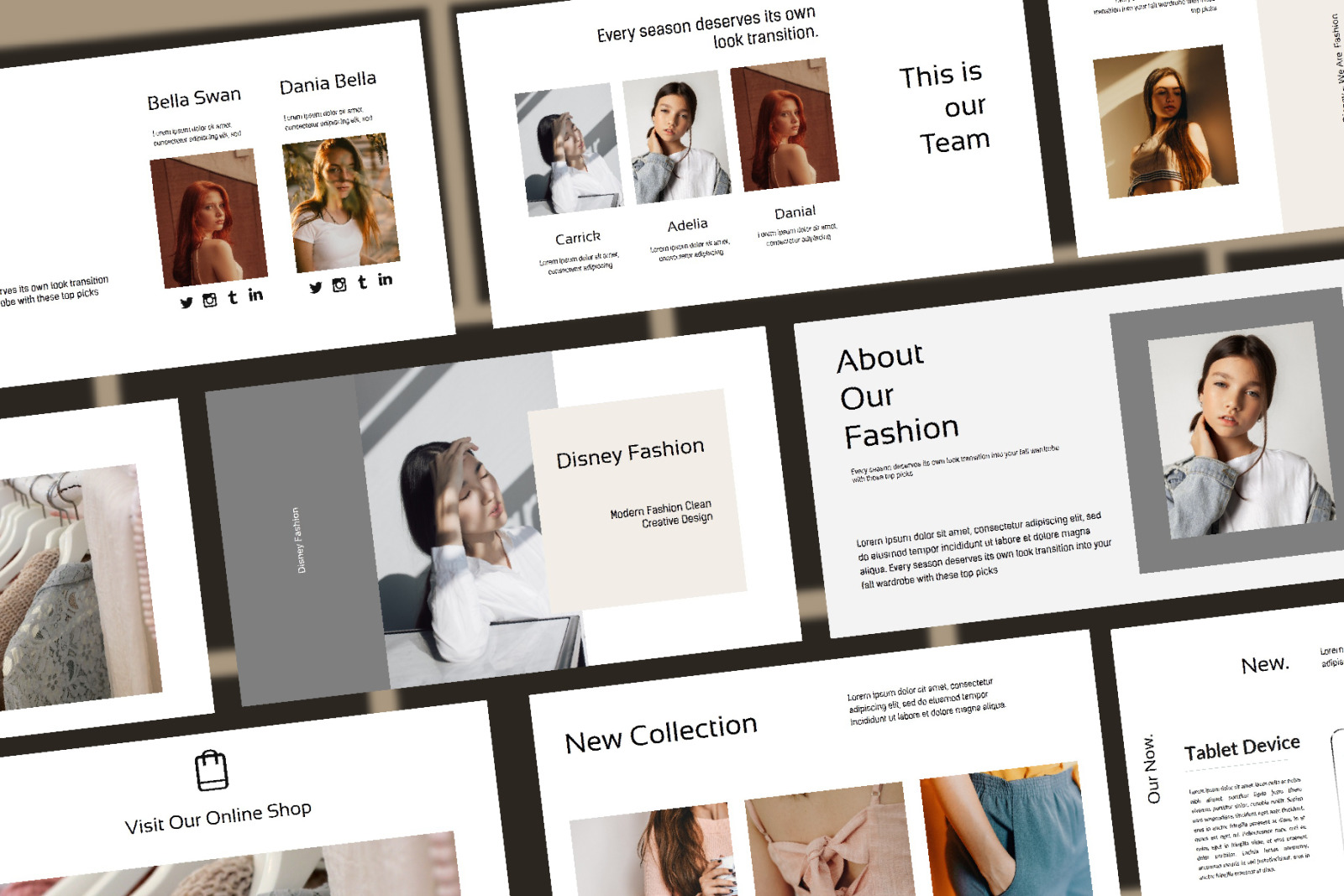 Disney Fashion Keynote Template Disney Fashion Keynote Template