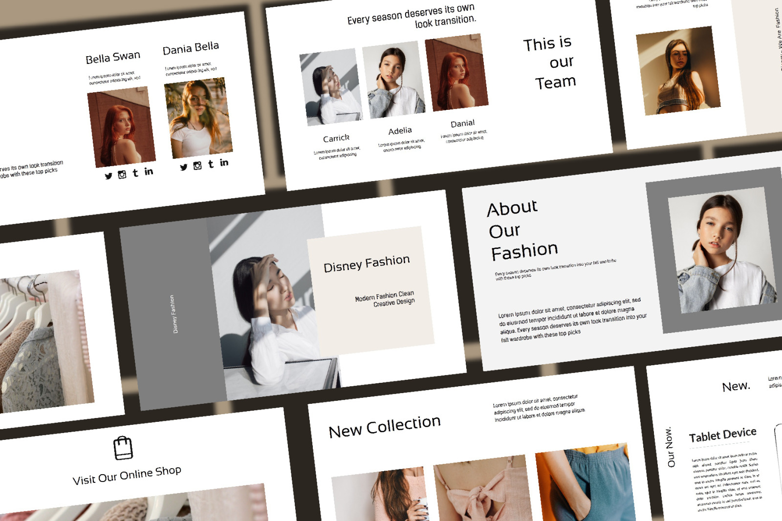 Disney Fashion Keynote Template