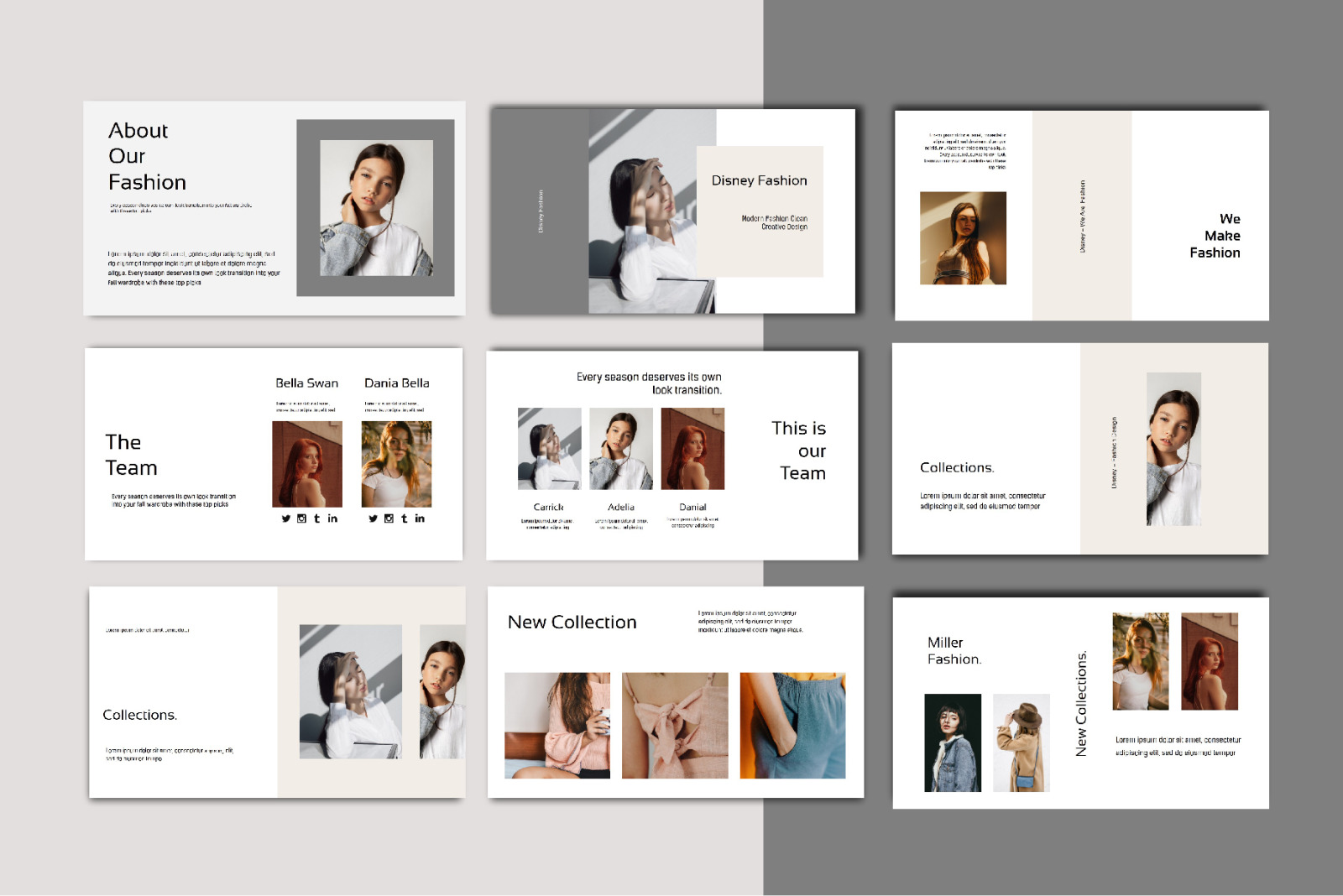 Disney Fashion Keynote Template