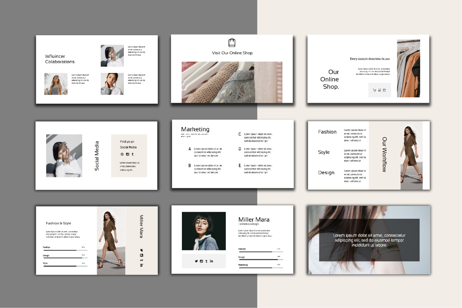 Disney Fashion Keynote Template