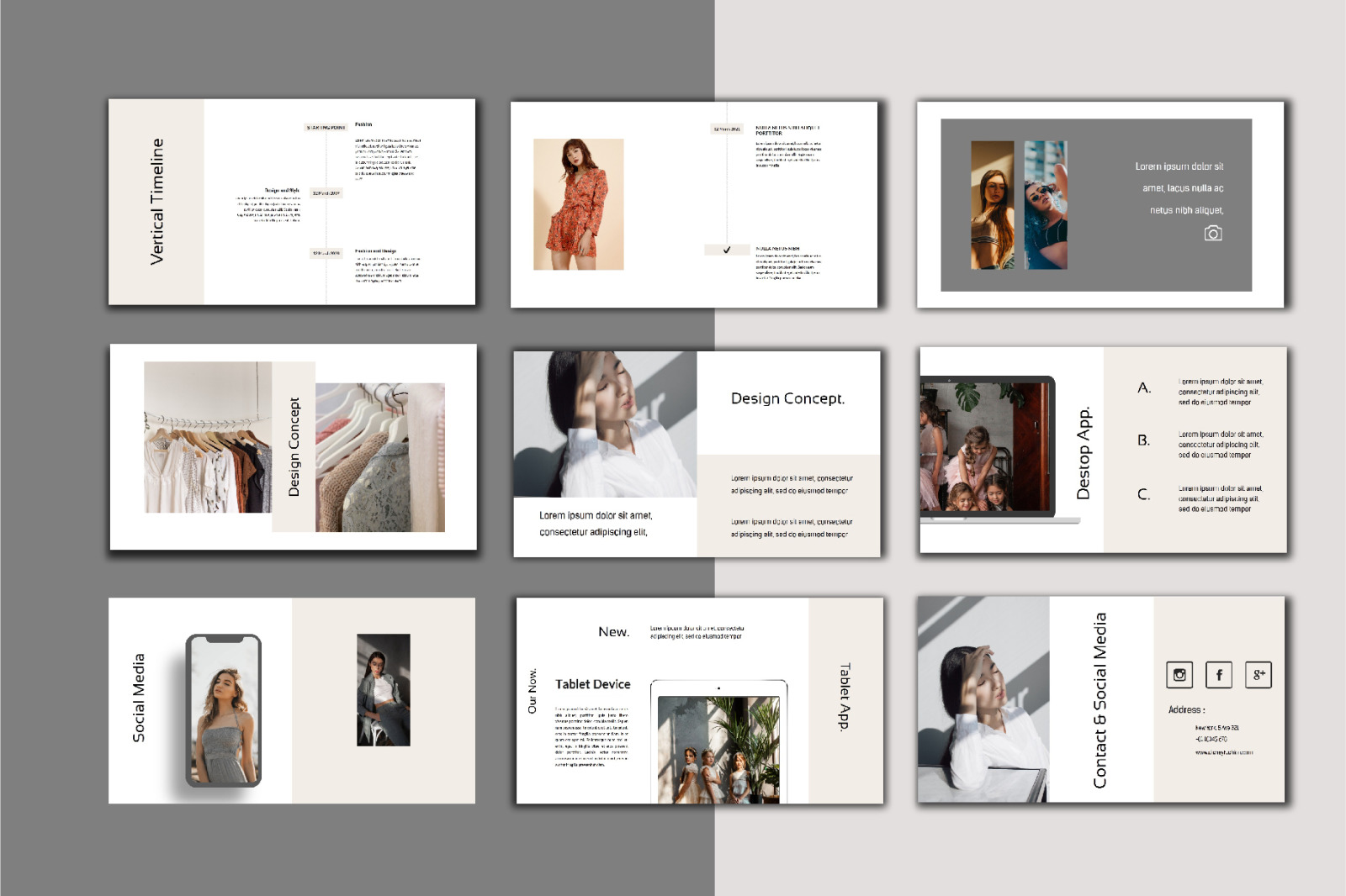 Disney Fashion Keynote Template