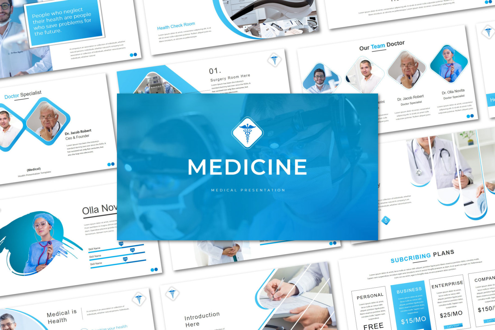 MEDICINE Powerpoint Template