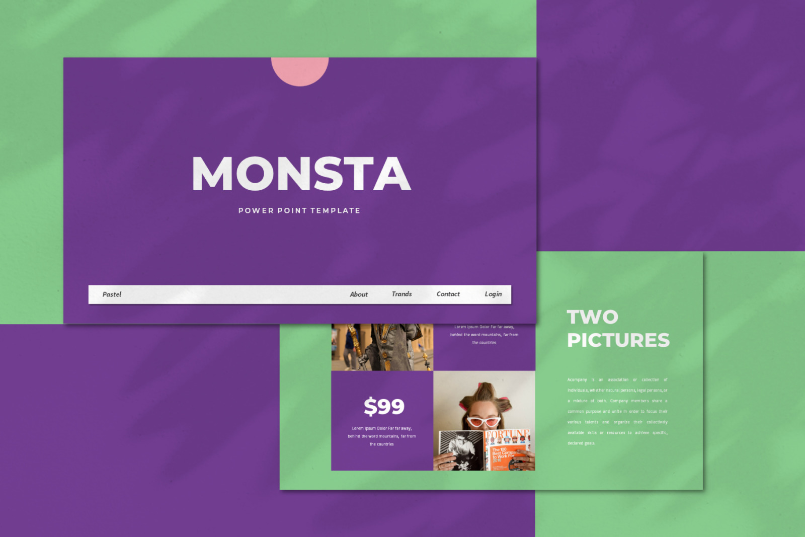 Monsta Powerpoint Template