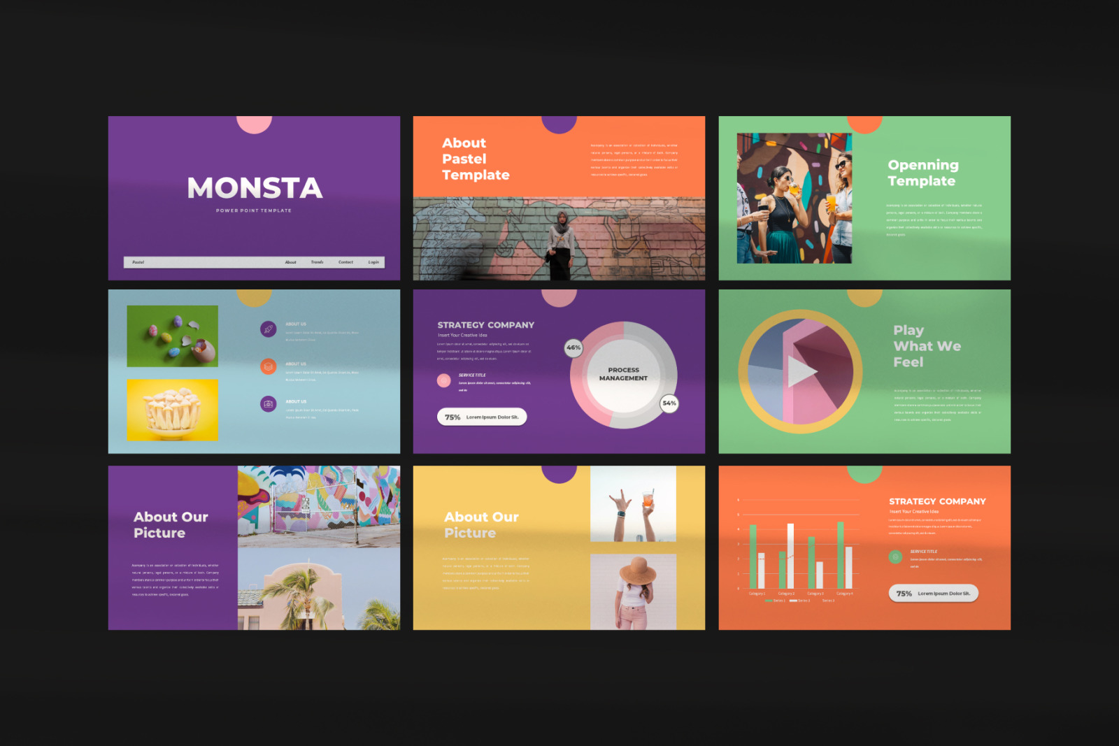 Monsta Powerpoint Template