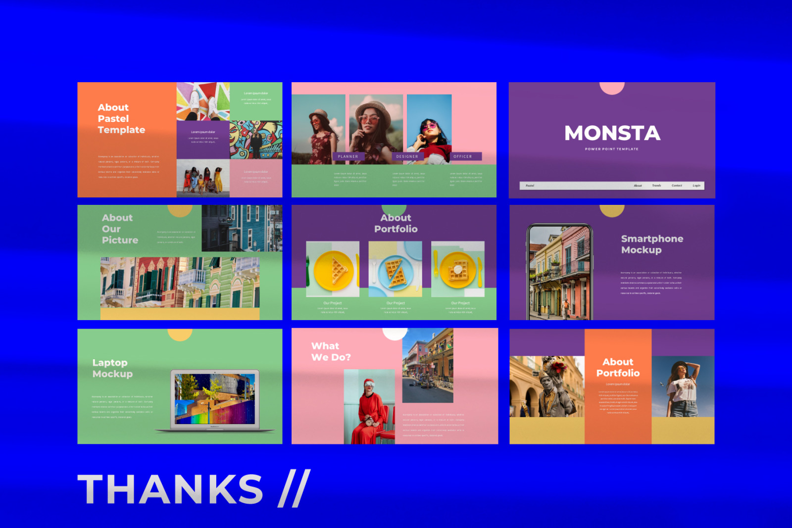 Monsta Powerpoint Template