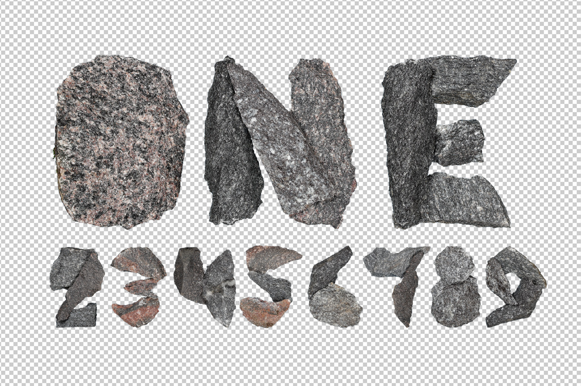 Black Granite Font