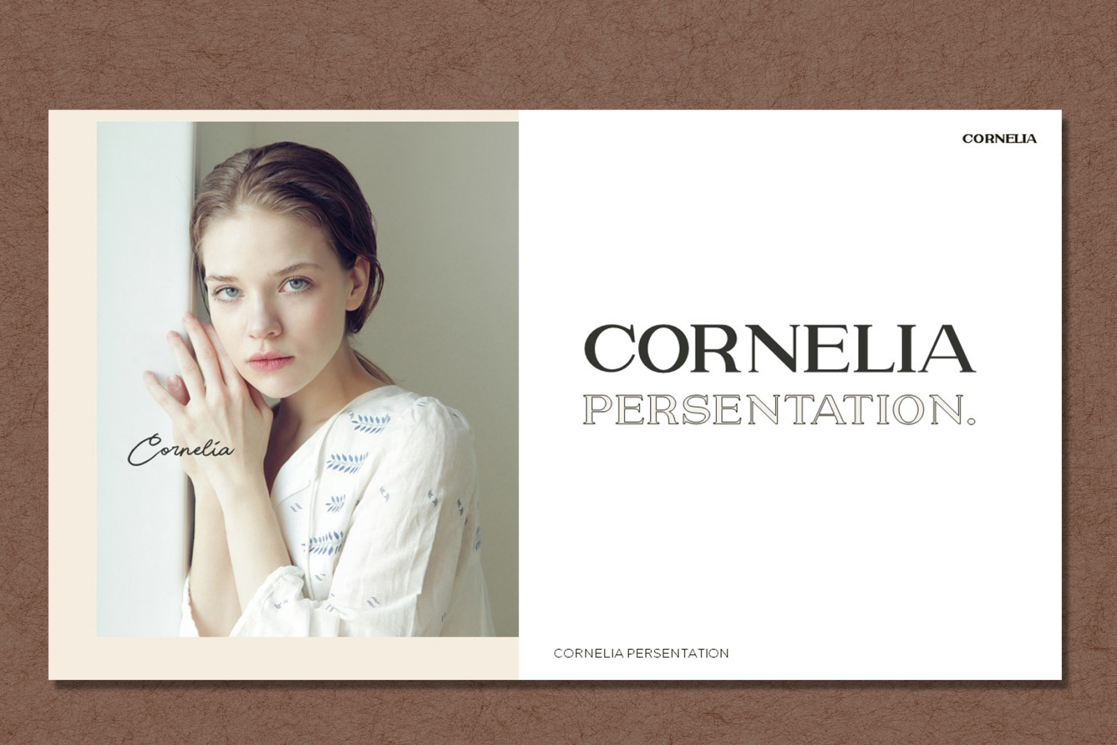 CORNELIA Keynote Template CORNELIA Keynote Template