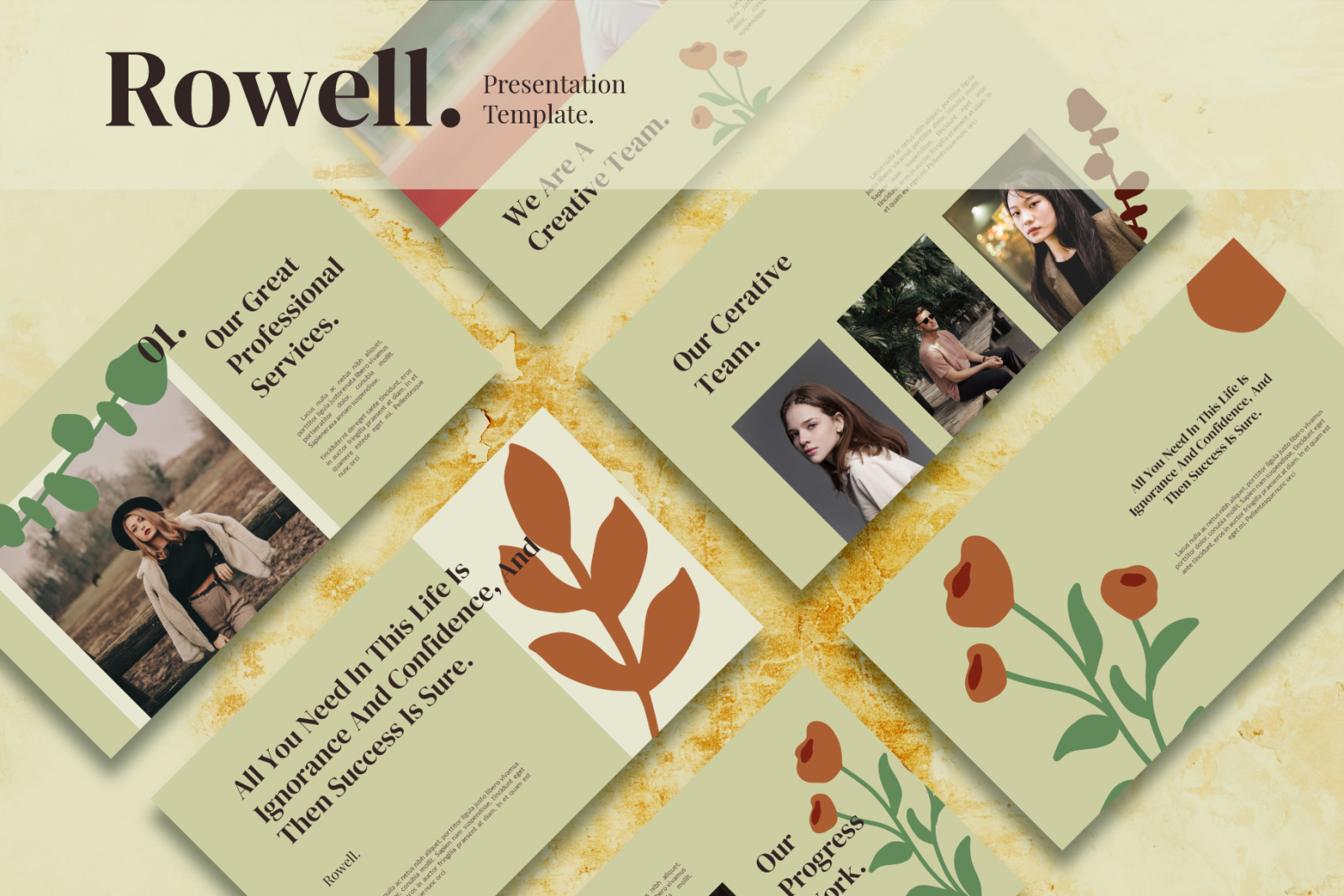 Rowell Powerpoint Template Rowell Powerpoint Template