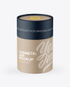 Paper Cosmetic Jar Mockup