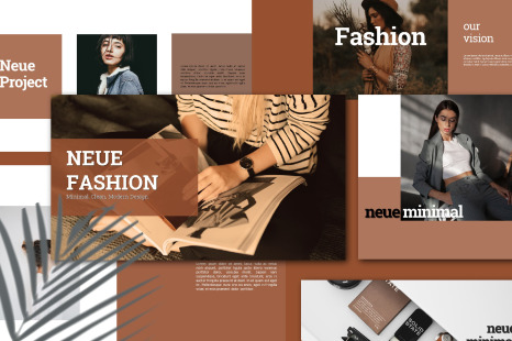 Neue Fashion Minimal Powerpoint Template - Templates