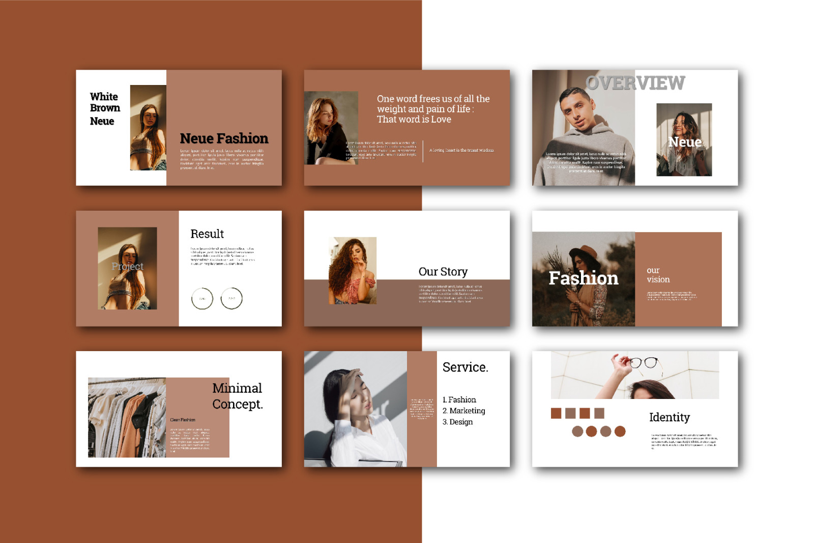 Neue Fashion Minimal Keynote Template