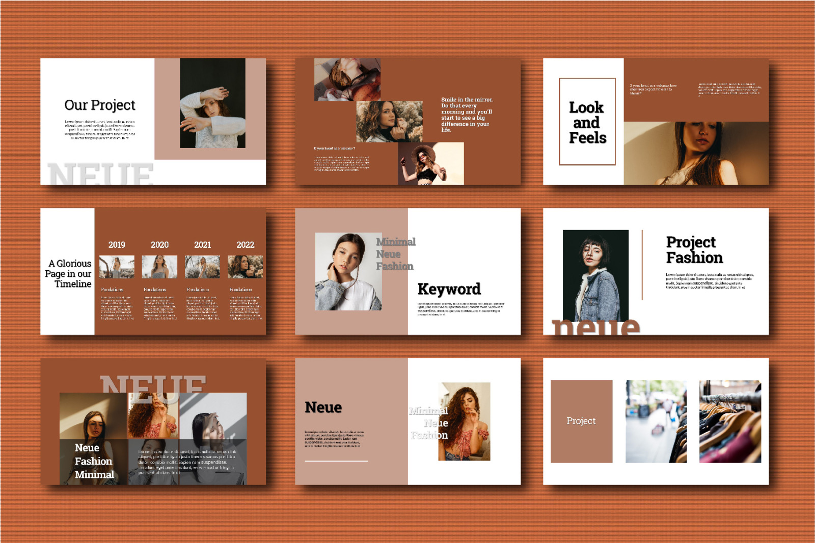 Neue Fashion Minimal Google Slides Neue Fashion Minimal Google Slides