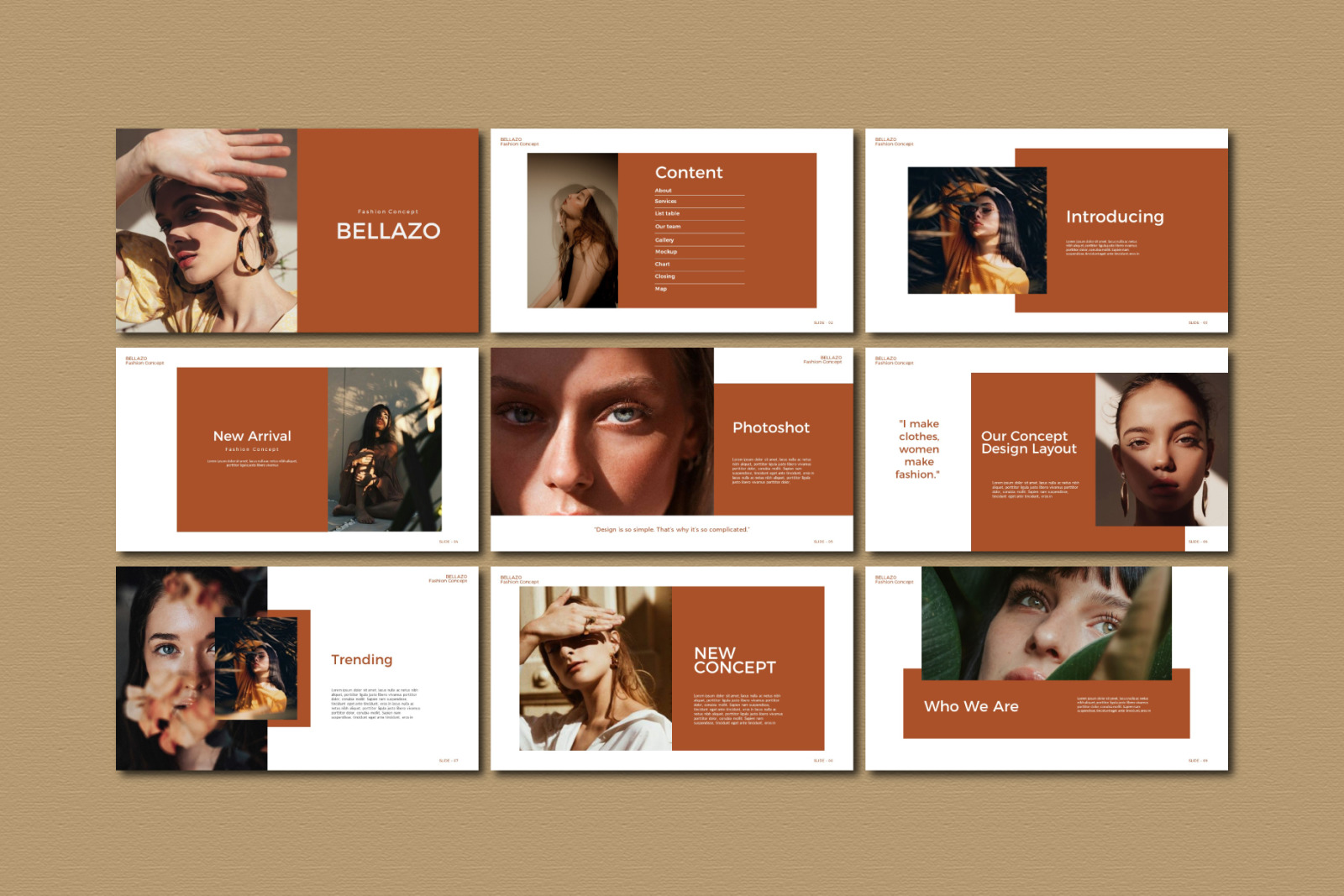 Bellazo Powerpoint Template