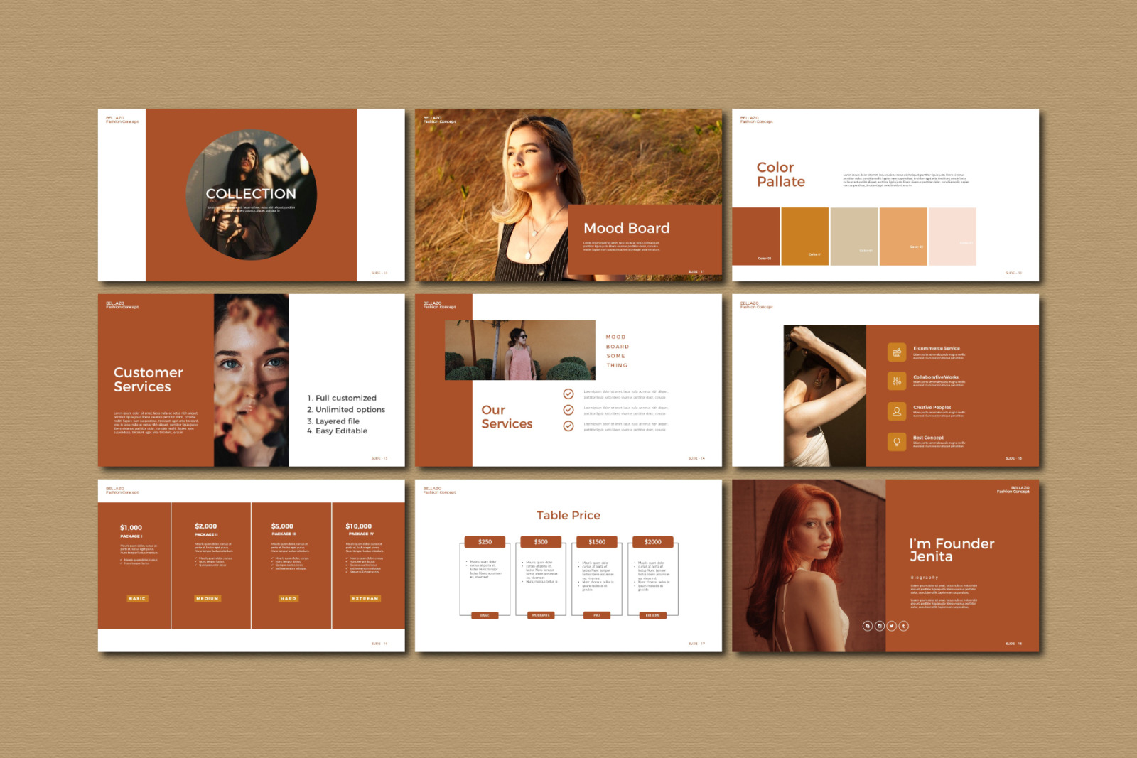 Bellazo Keynote Template