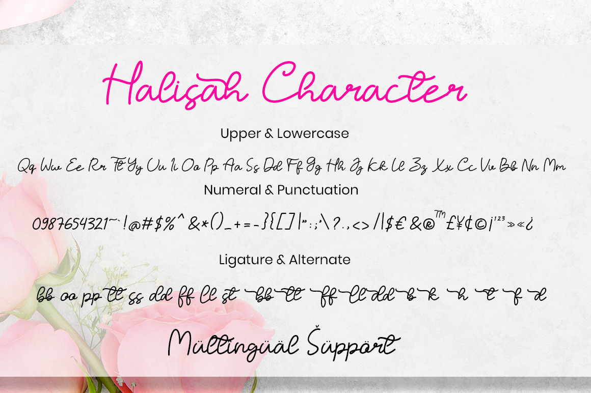 Halisah Font Halisah Font