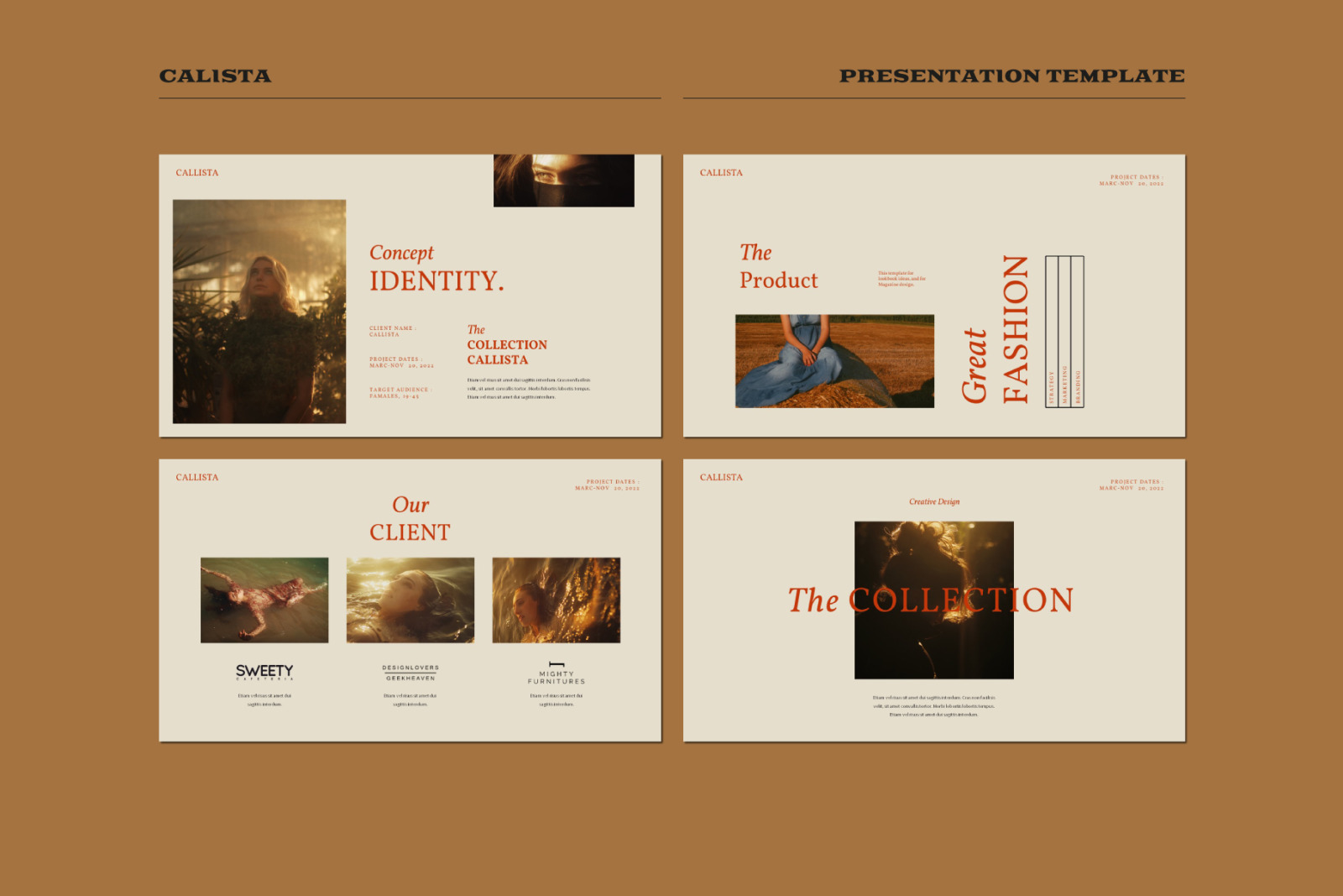 Calista Bundle Presentation Template Calista Bundle Presentation Template