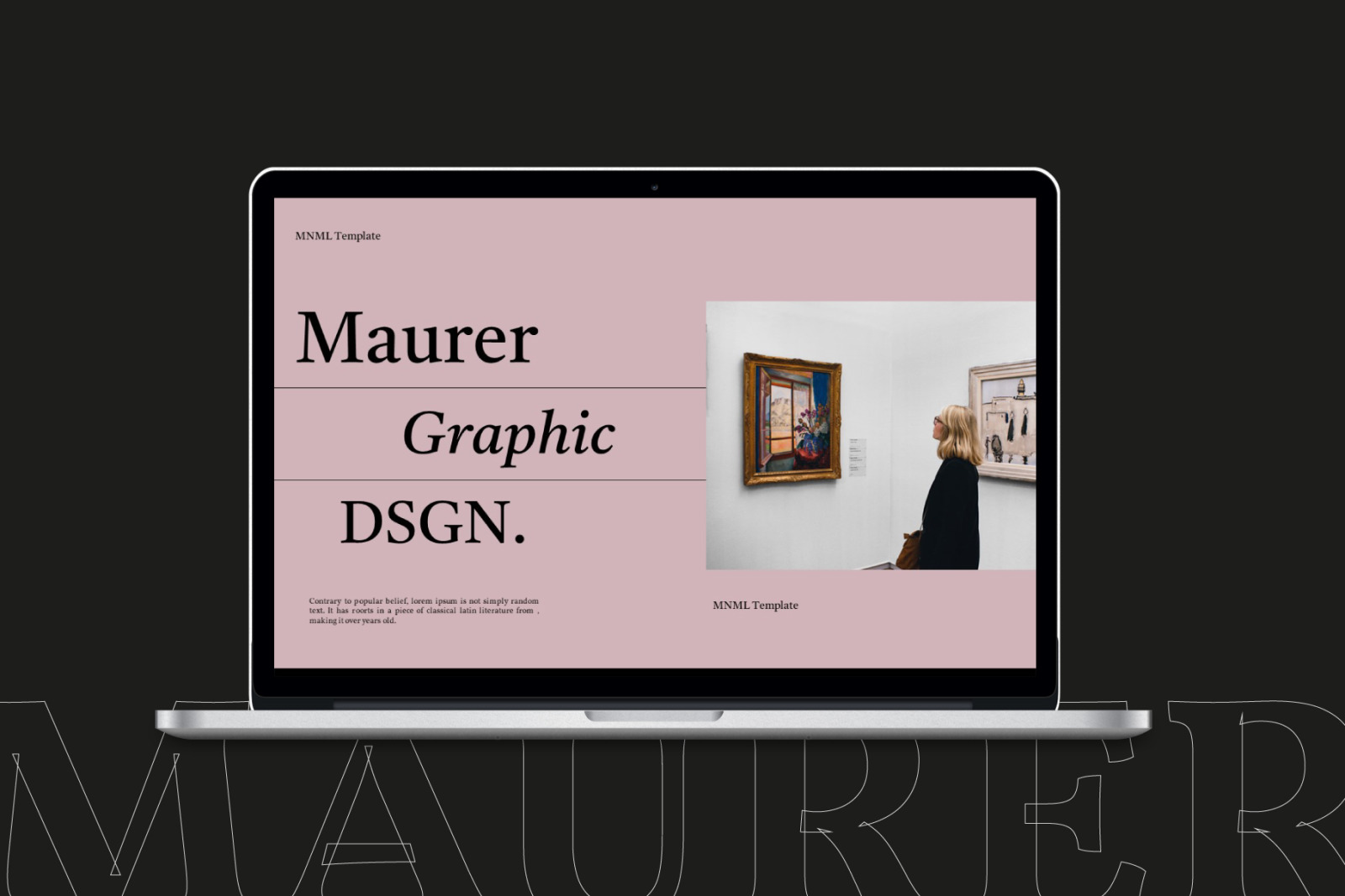 Maurer Powerpoint Template