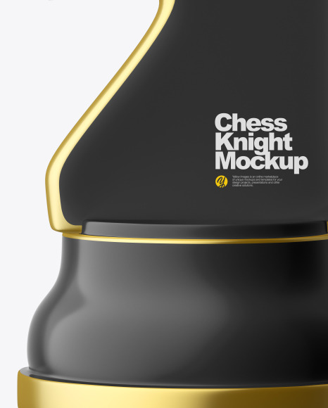 Chess Knight Piece Mockup