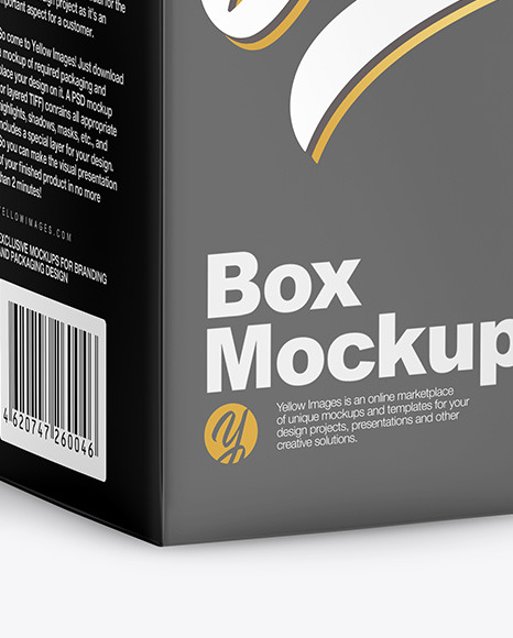 Dark Amber Glass Bottle w/ Box Mockup Dark Amber Glass Bottle w/ Box Mockup