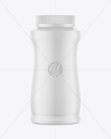 Matte Plastic Bottle Mockup