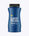 Matte Plastic Bottle Mockup