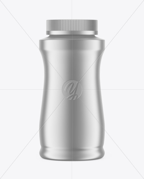 Metallic Bottle Mockup