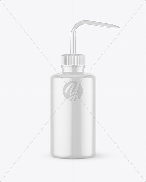 250ml Glossy Tattoo Wash Bottle Mockup