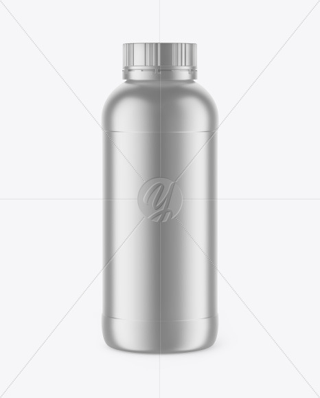 Metallic Bottle Mockup